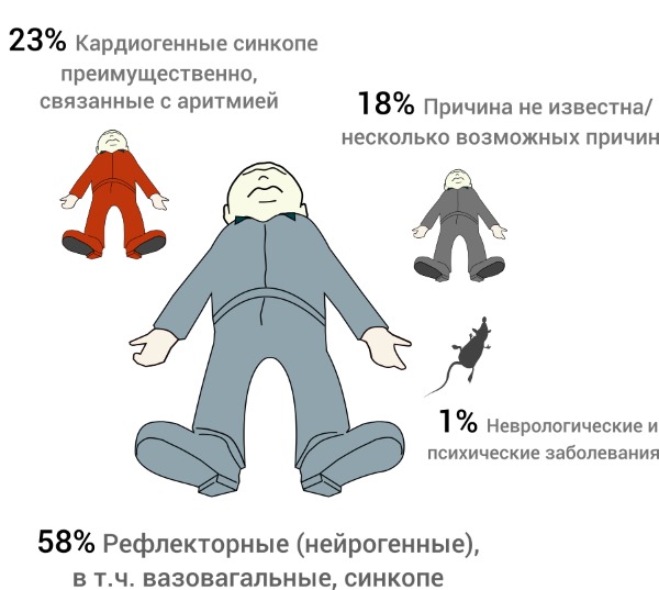 Что такое синкопальное состояние у взрослого, как часто наступает. Признаки, причины, лечение